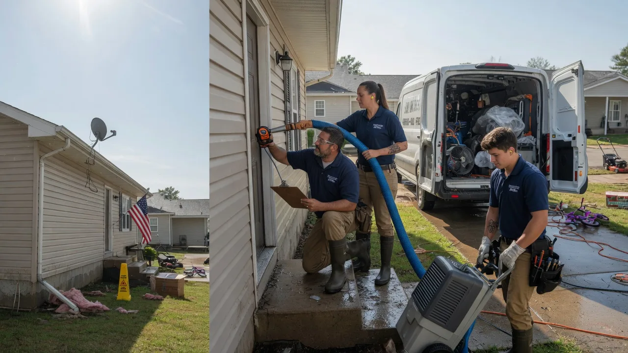 Ceiling Water Damage Restoration in Barlow, KY near me